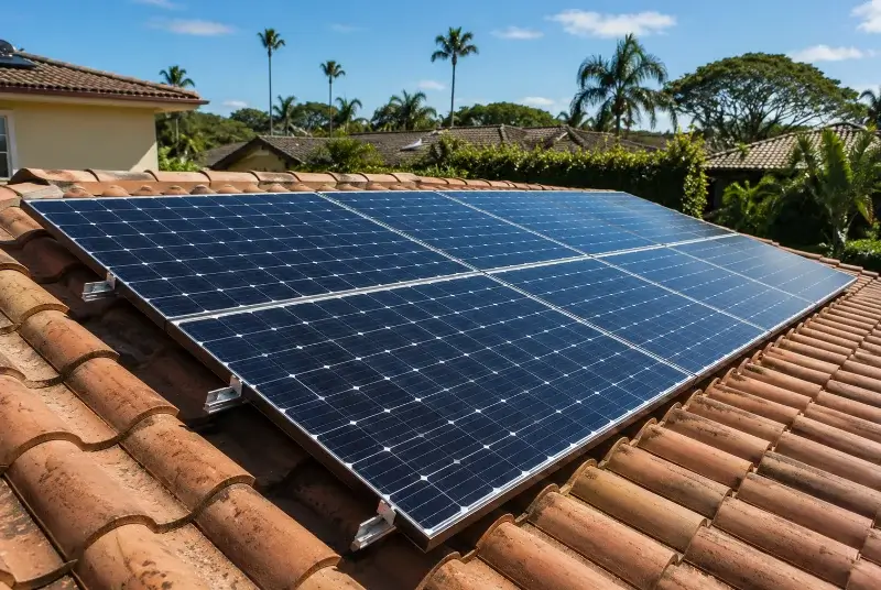 Installation de panneaux solaires à Tramoyes